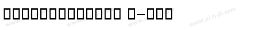 JDLANGZHENGTI B字体转换